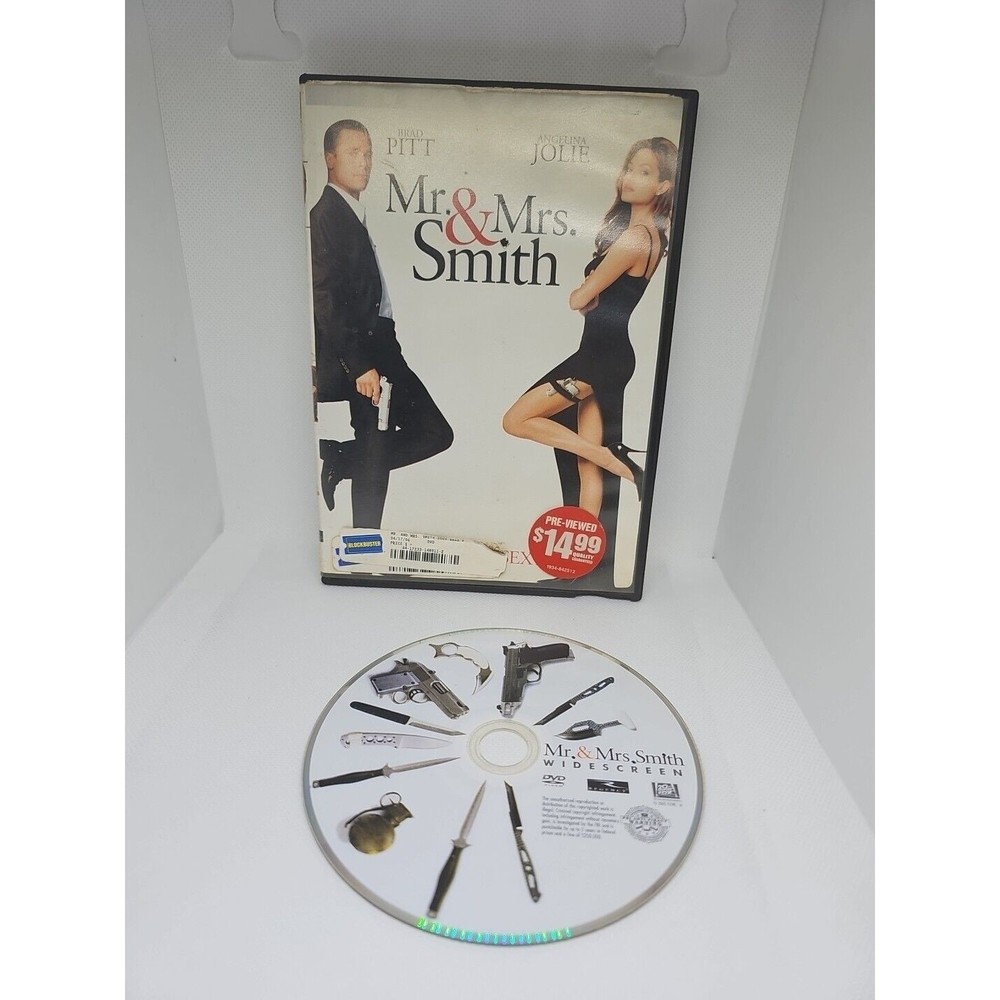 Mr. & Mrs. Smith (Widescreen Edition) - DVD - Blockbuster Rental - Brad Pitt